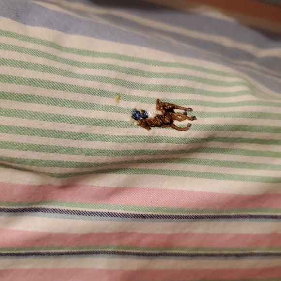 RALPH LAUREN 2XLT Striped Multicolor Men's Shirt - Picture 2 of 11